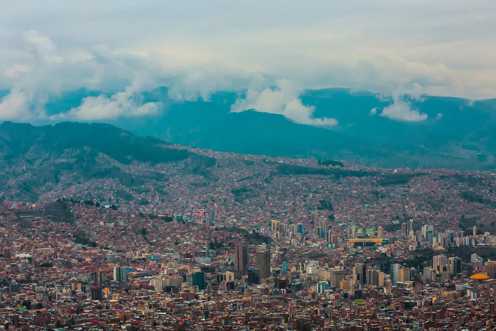 La Paz in Bolivia