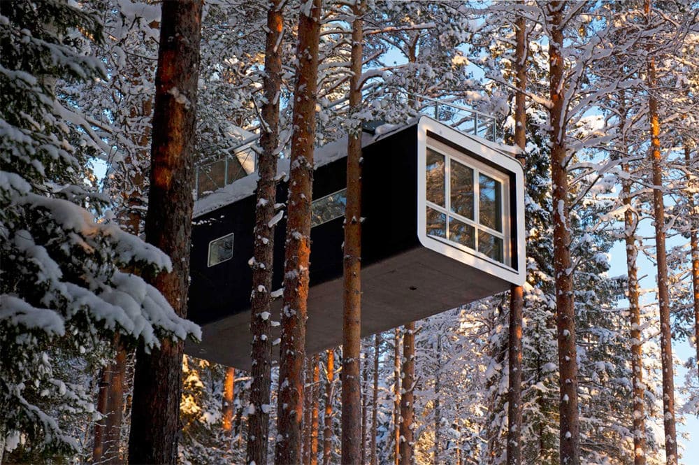 Just enjoy the view: "The Cabin": Photo: Treehotel
