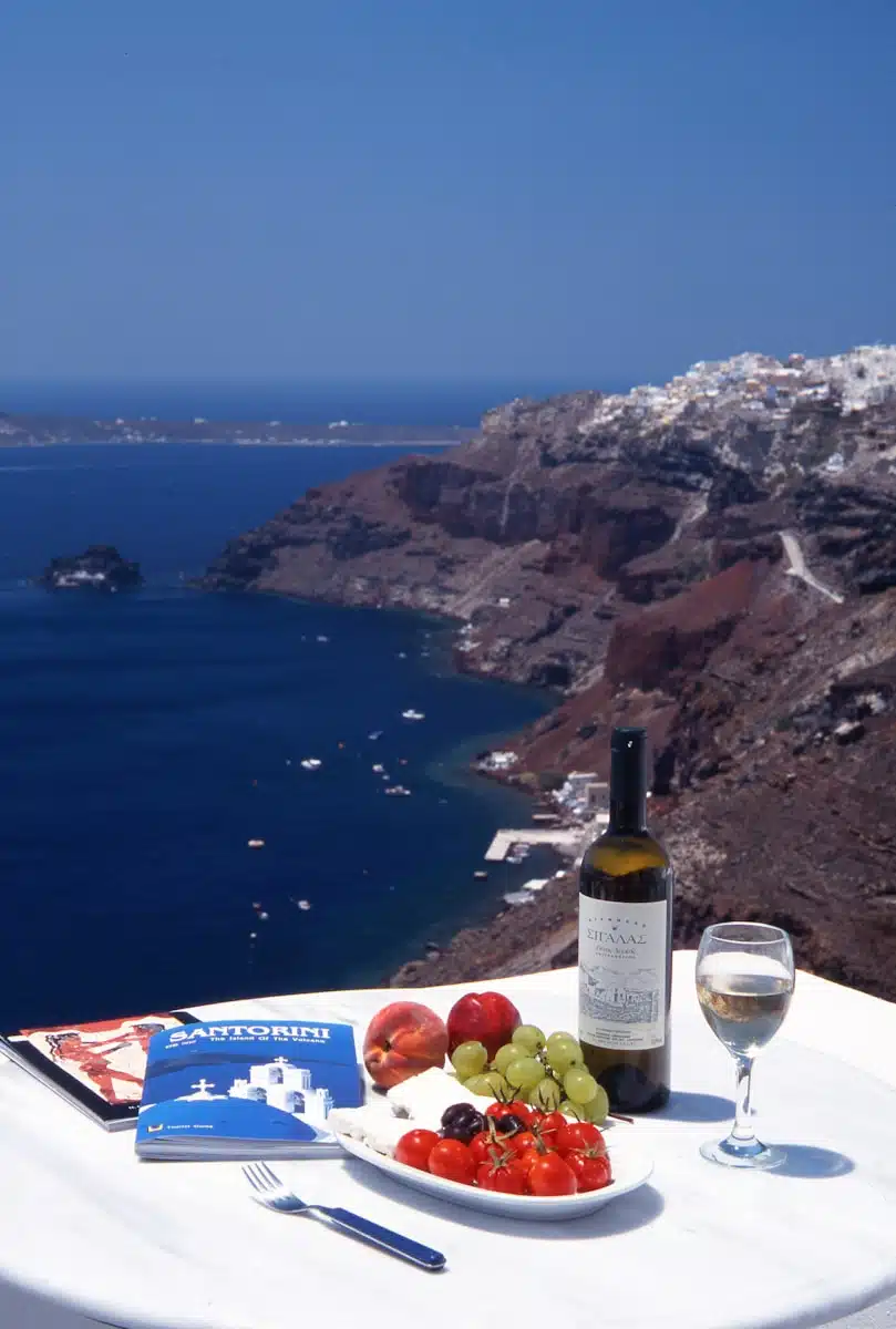 Santorini is famous for the wine, Photo: Kamala Bright / Unsplash