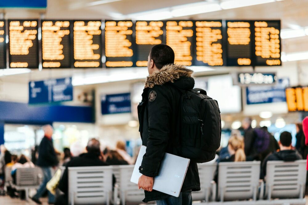 At the airport, Photo: Anete Lūsiņa / Unsplash