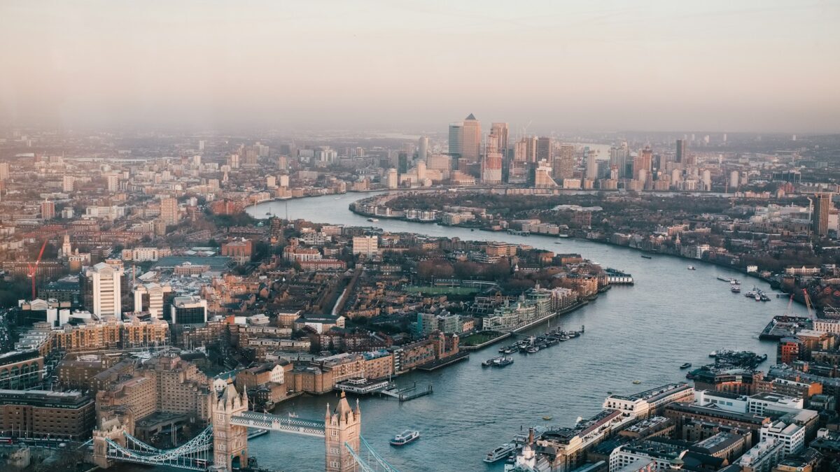 aerial photography of London skyline during daytime