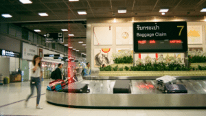 Why does the baggage carousel at the airport always turn counterclockwise? 1 Baggage caroussel, photo: Rach Tao / Unsplash